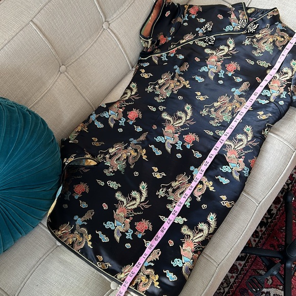 Vintage Cheongsam Midi Dress - Picture 11 of 13